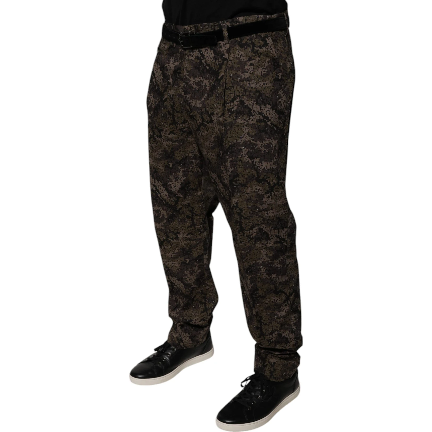 Multicolor Camouflage Men Dress Pants