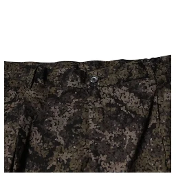 Multicolor Camouflage Men Dress Pants