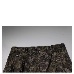 Multicolor Camouflage Men Dress Pants