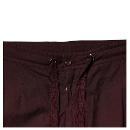 Bordeaux Cotton Cargo Jogger Sweatpants Pants