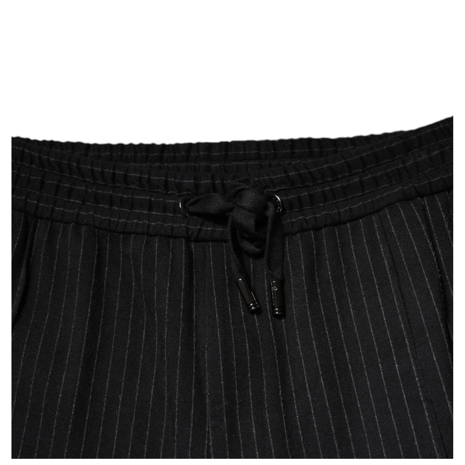 Black Stripes Viscose Skinny Dress Pants