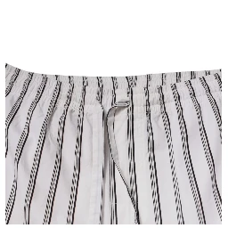 White Stripes Cotton Skinny Dress Pants