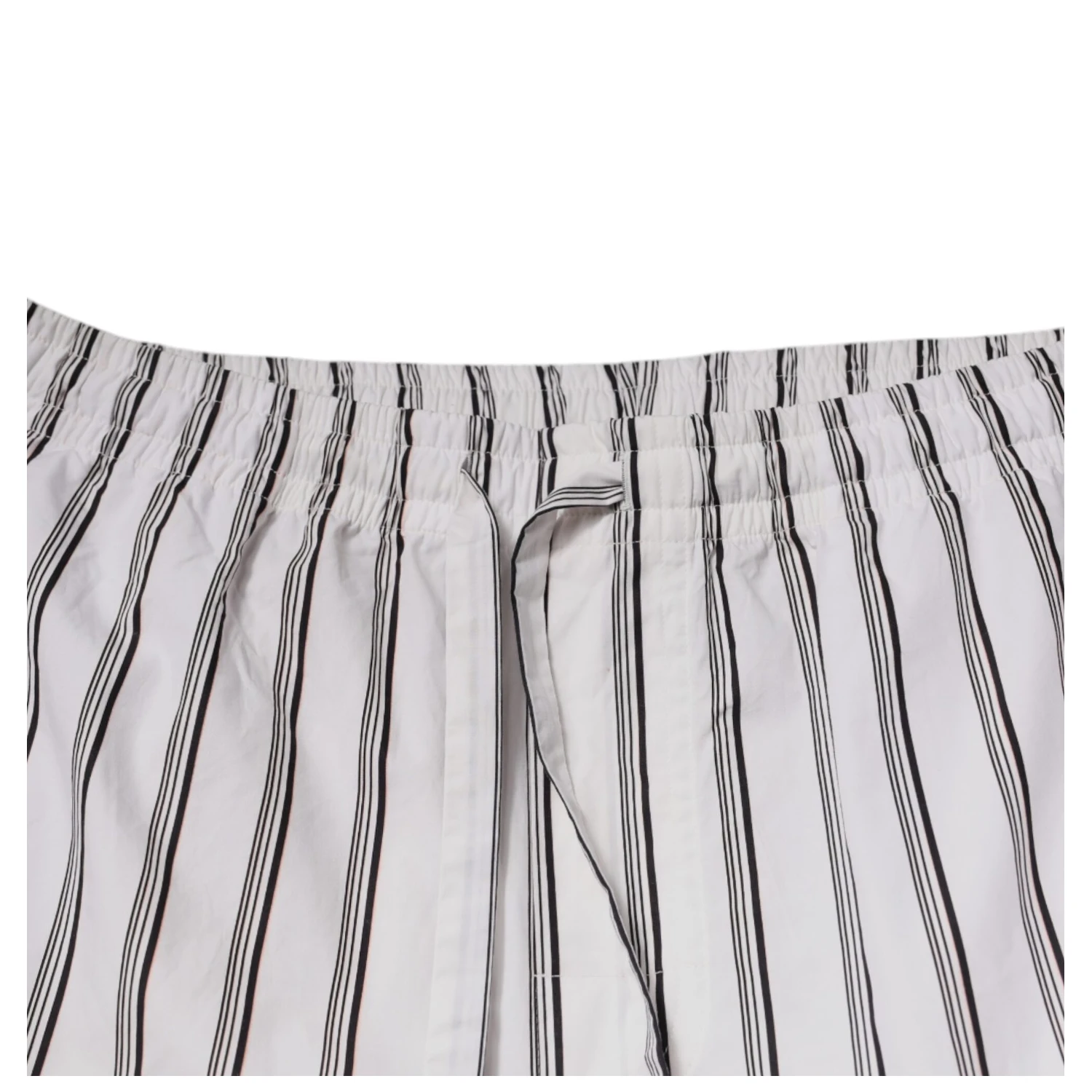 White Stripes Cotton Skinny Dress Pants