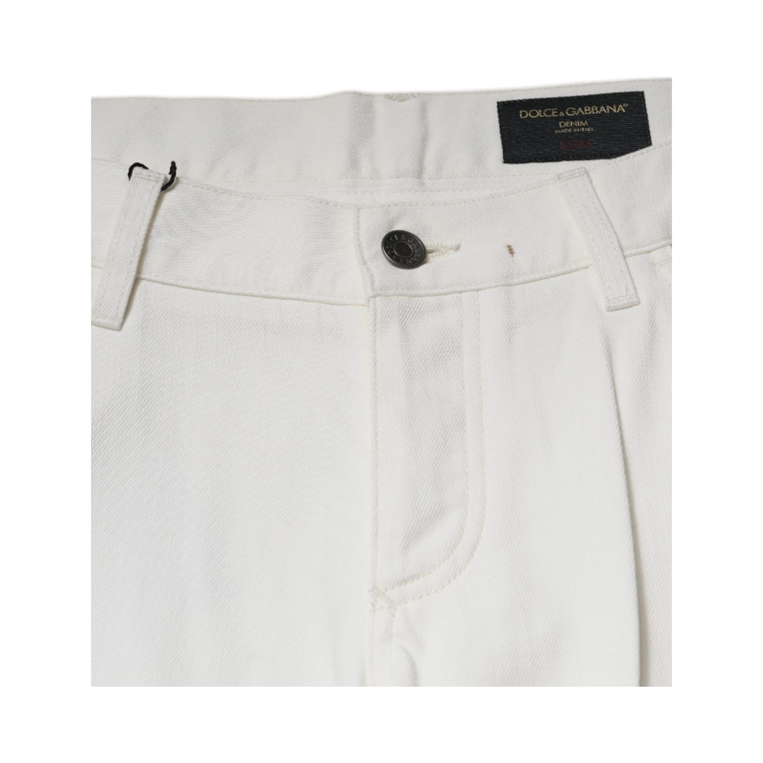 White Cotton Skinny Denim Jeans
