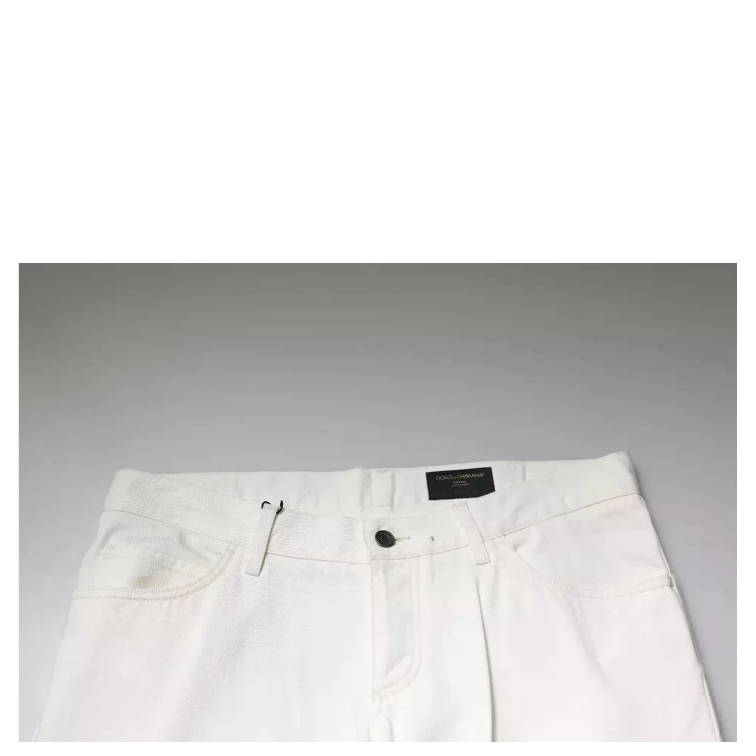 White Cotton Skinny Denim Jeans