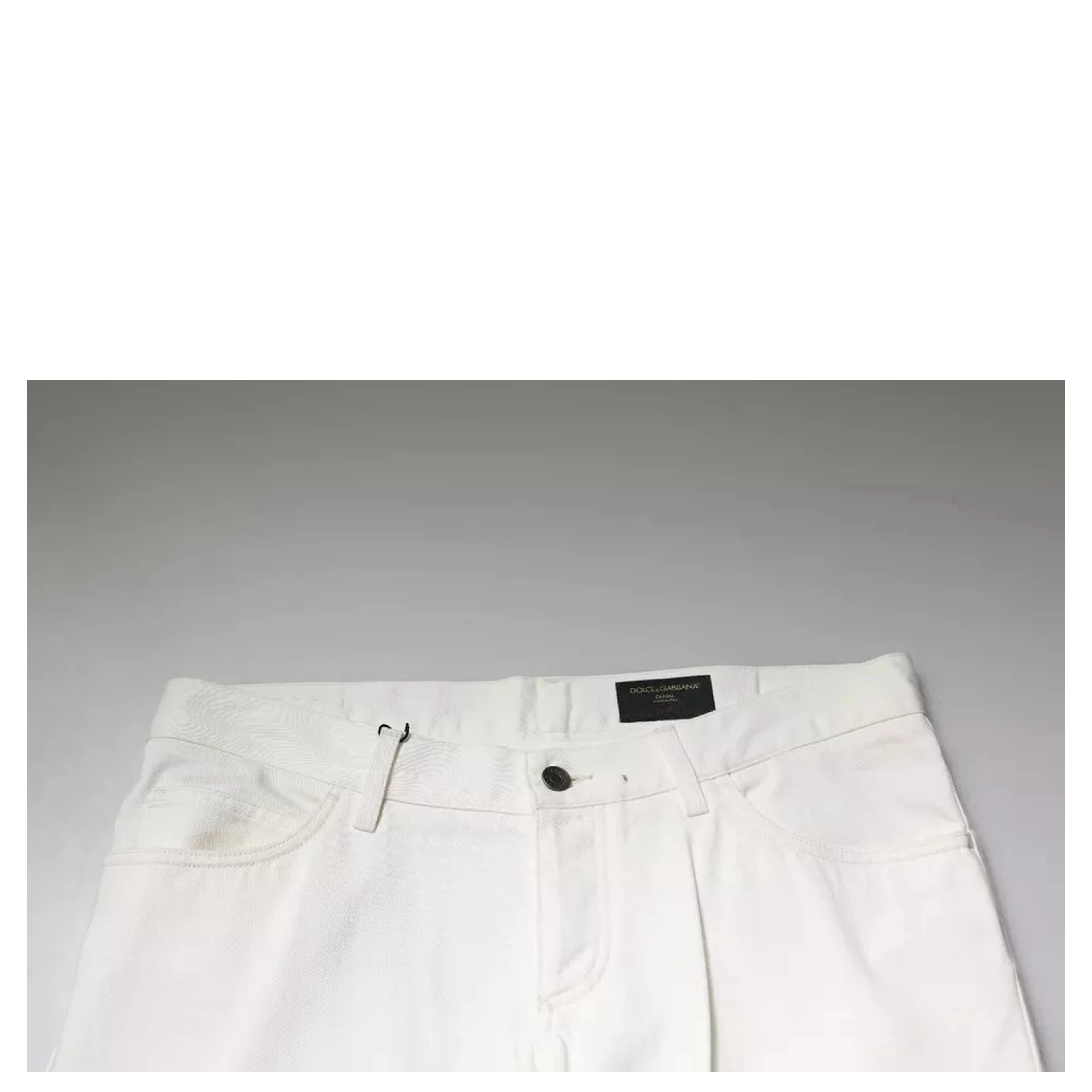 White Cotton Skinny Denim Jeans