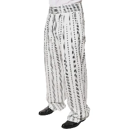 White Straight Formal Dress Pants