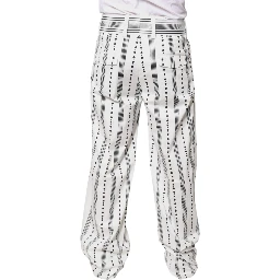 White Straight Formal Dress Pants