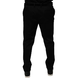 Black Tapered Formal Dress Pants