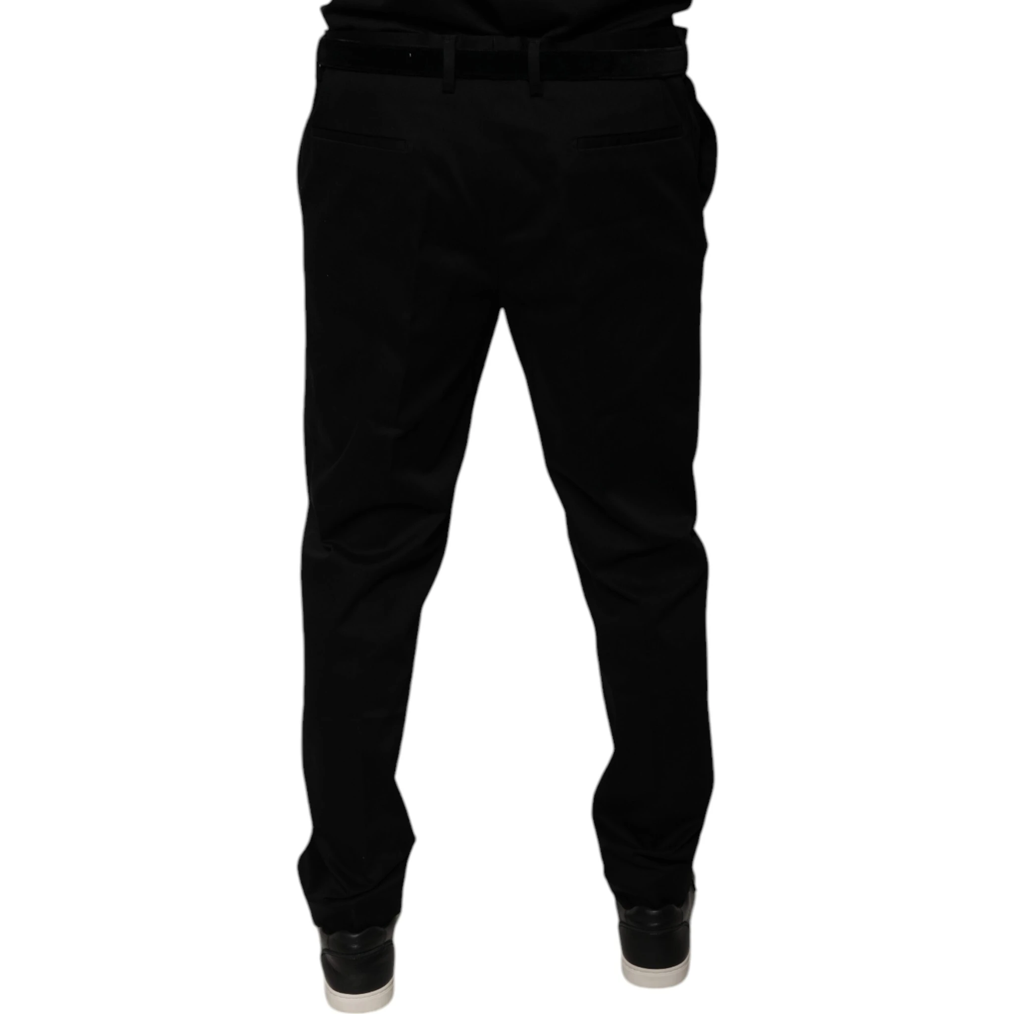 Black Tapered Formal Dress Pants