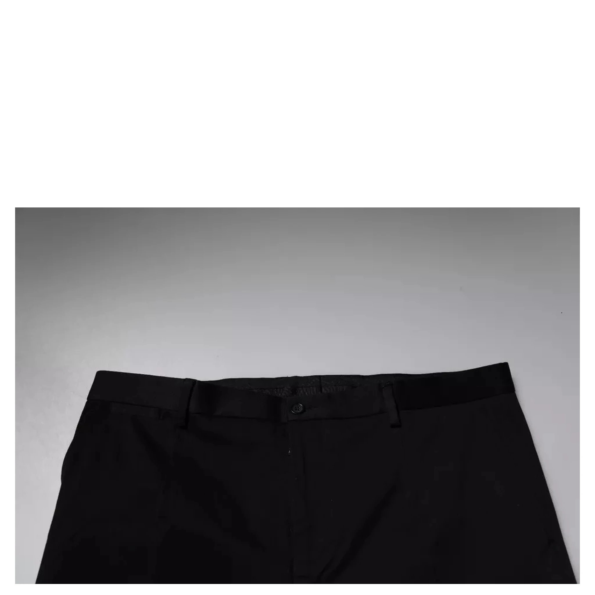 Black Tapered Formal Dress Pants