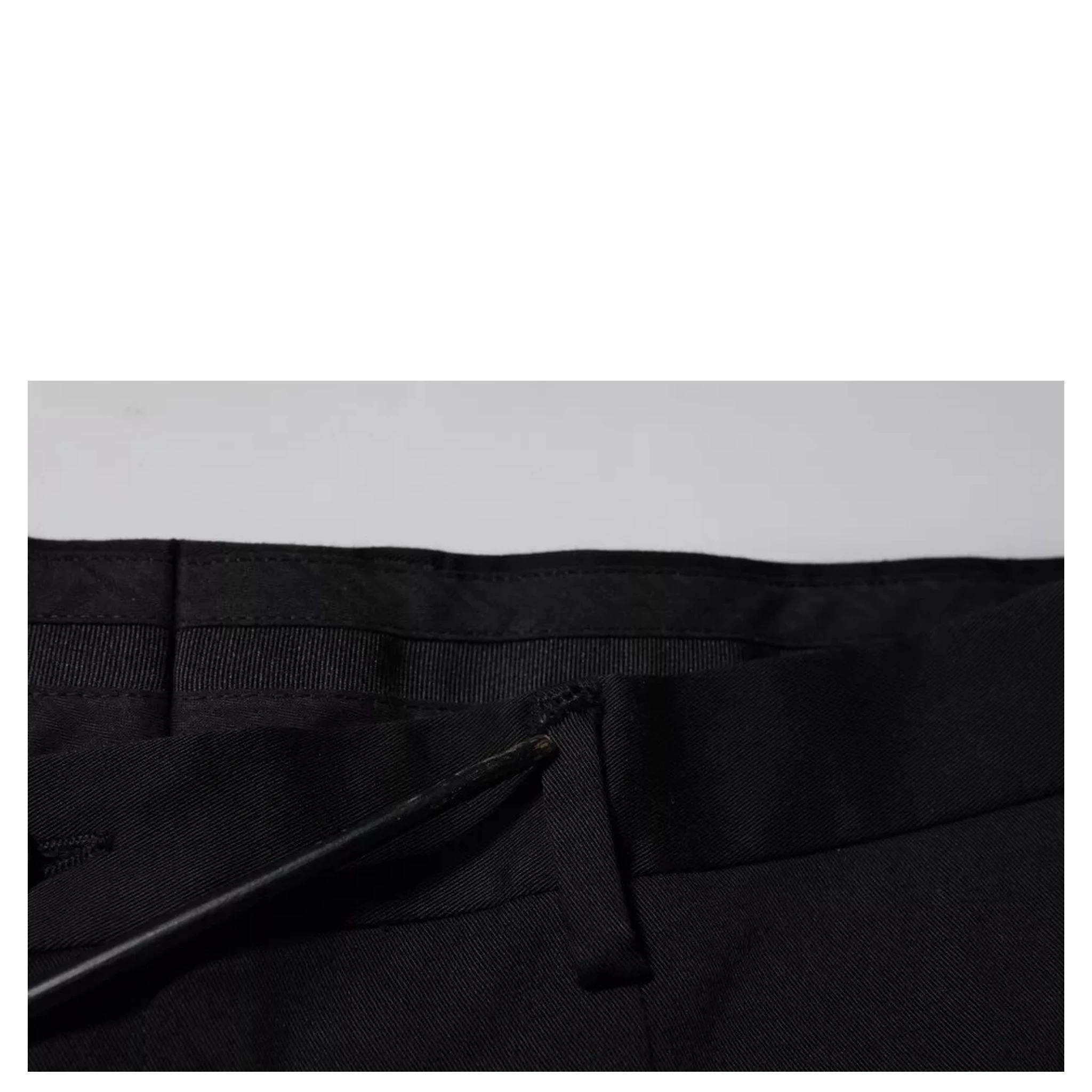 Black Tapered Formal Dress Pants