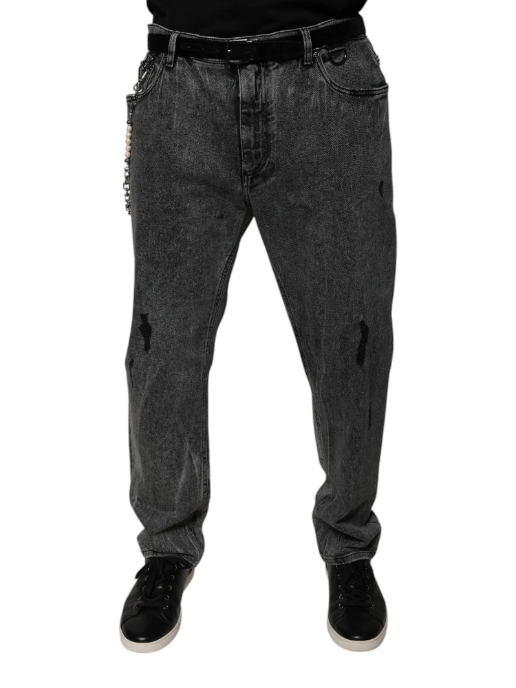 Dark Gray Cotton Skinny Denim Jeans alternative