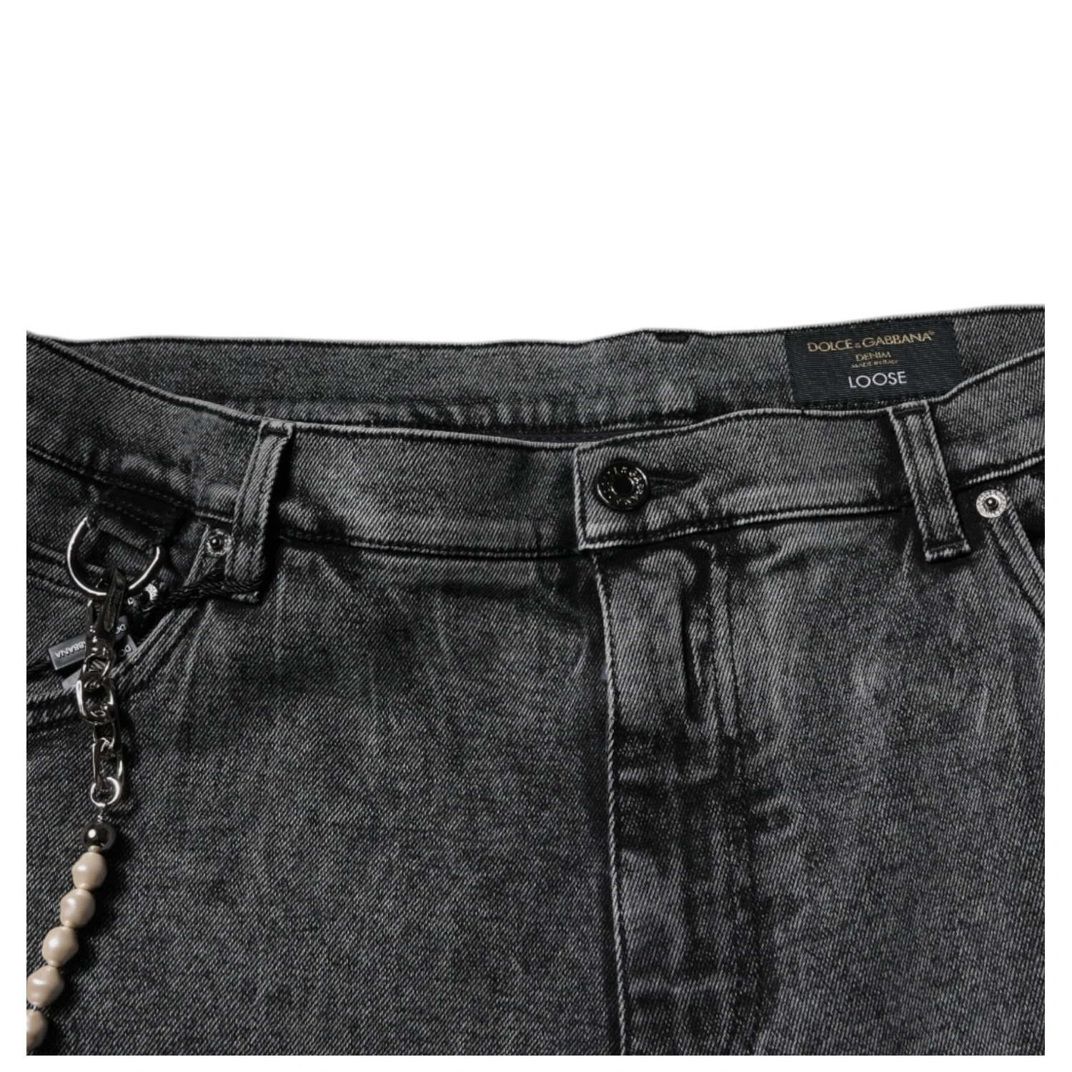 Dark Gray Cotton Skinny Denim Jeans