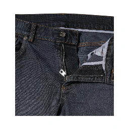 Dark Gray Cotton Skinny Denim Jeans
