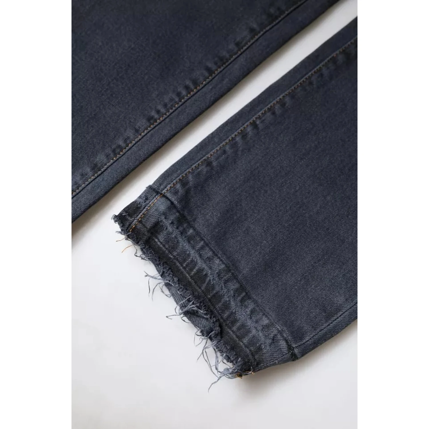 Dark Gray Cotton Skinny Denim Jeans