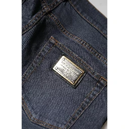 Dark Gray Cotton Skinny Denim Jeans