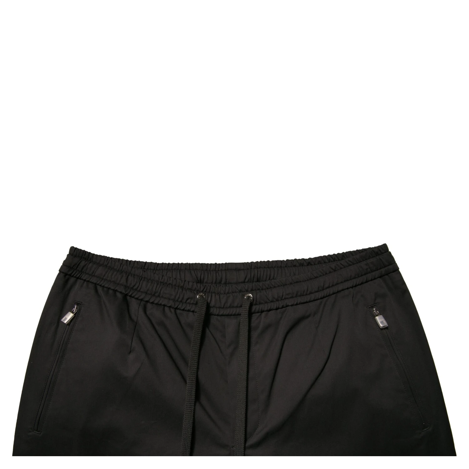 Black Cotton Stretch Jogger Sweatpants Pants