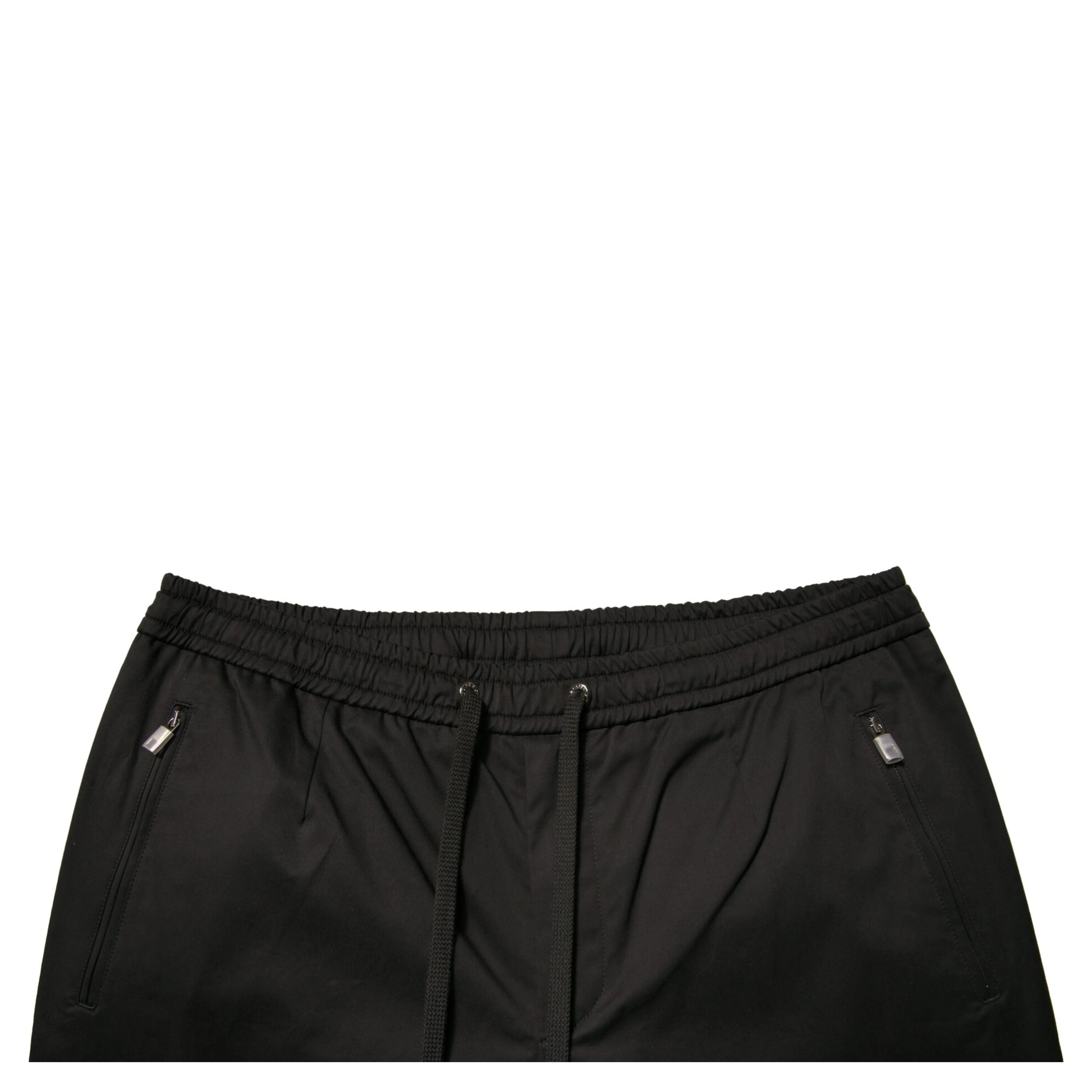 Black Cotton Stretch Jogger Sweatpants Pants