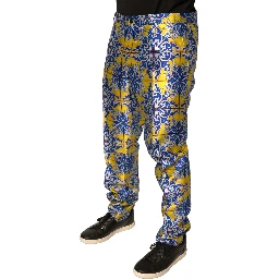 Multicolor MajolicaSilk Skinny Pants