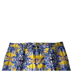 Multicolor MajolicaSilk Skinny Pants