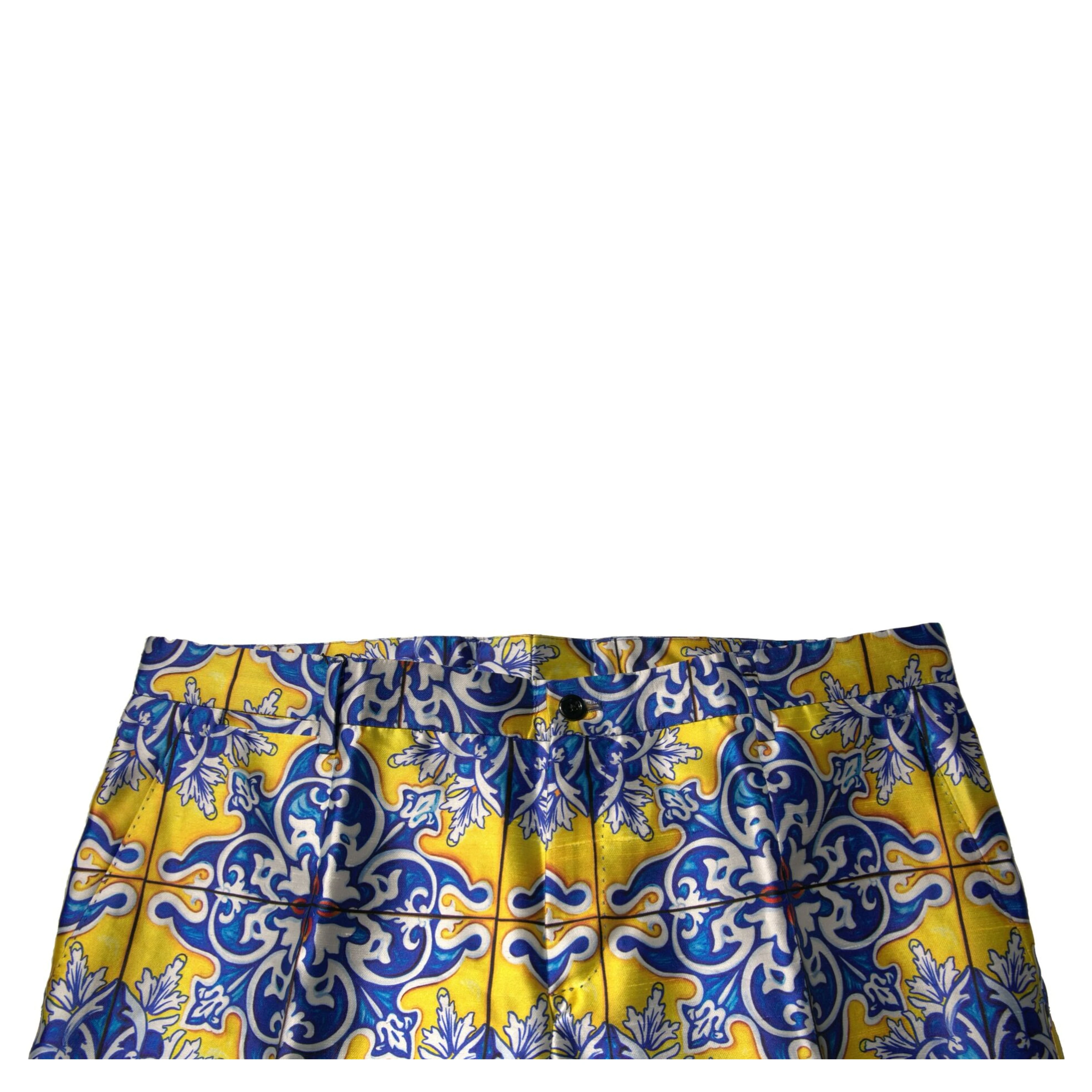 Multicolor MajolicaSilk Skinny Pants