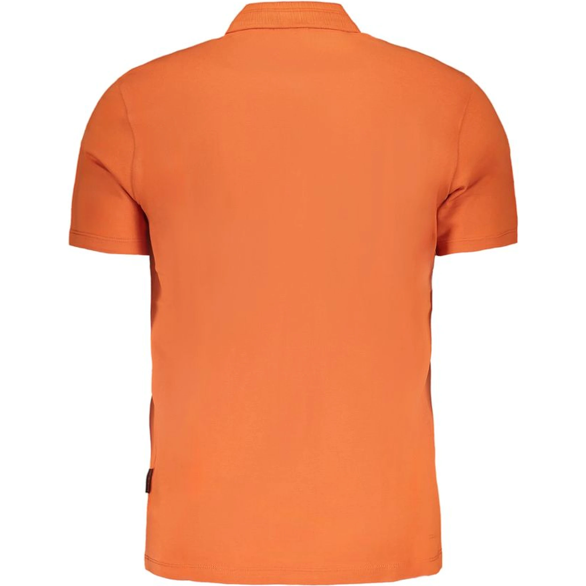Orange Cotton Polo Shirt