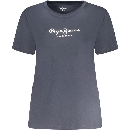 تيشيرت قطني أزرق