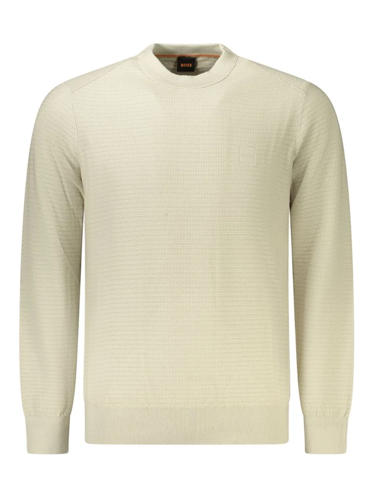 Beige Cotton Sweater