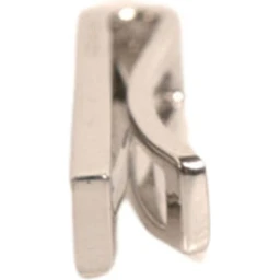 Silver Tone Brass Logo Branded Tie Clip Bar