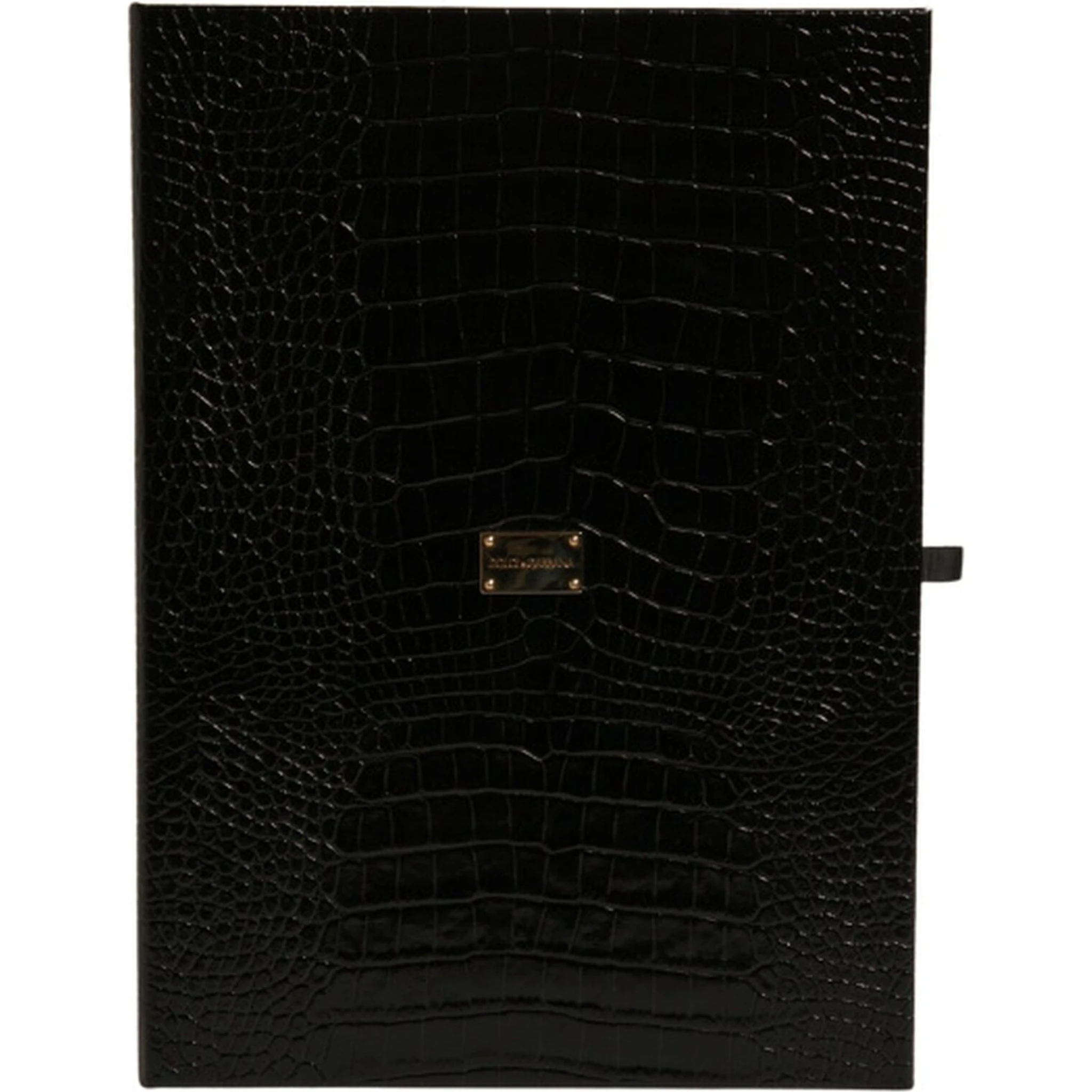 Gold Tone Brass Crystal Branded Tie Clip Bar