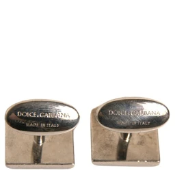 Silver Plated Brass Pin Crystal Cufflinks