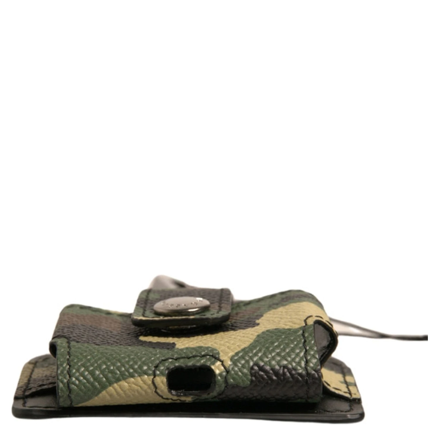 Multicolor Camouflage Leather Metal Airpods Case