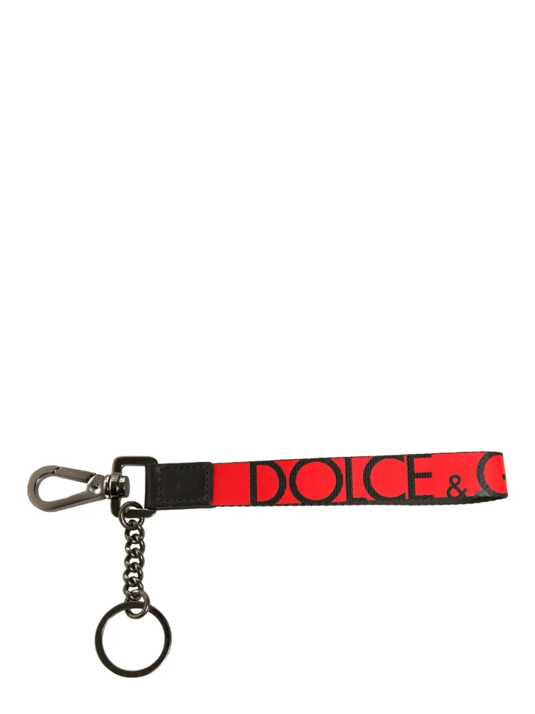 Red Logo Leather Silver Brass Holder Keychain Keyring alternative