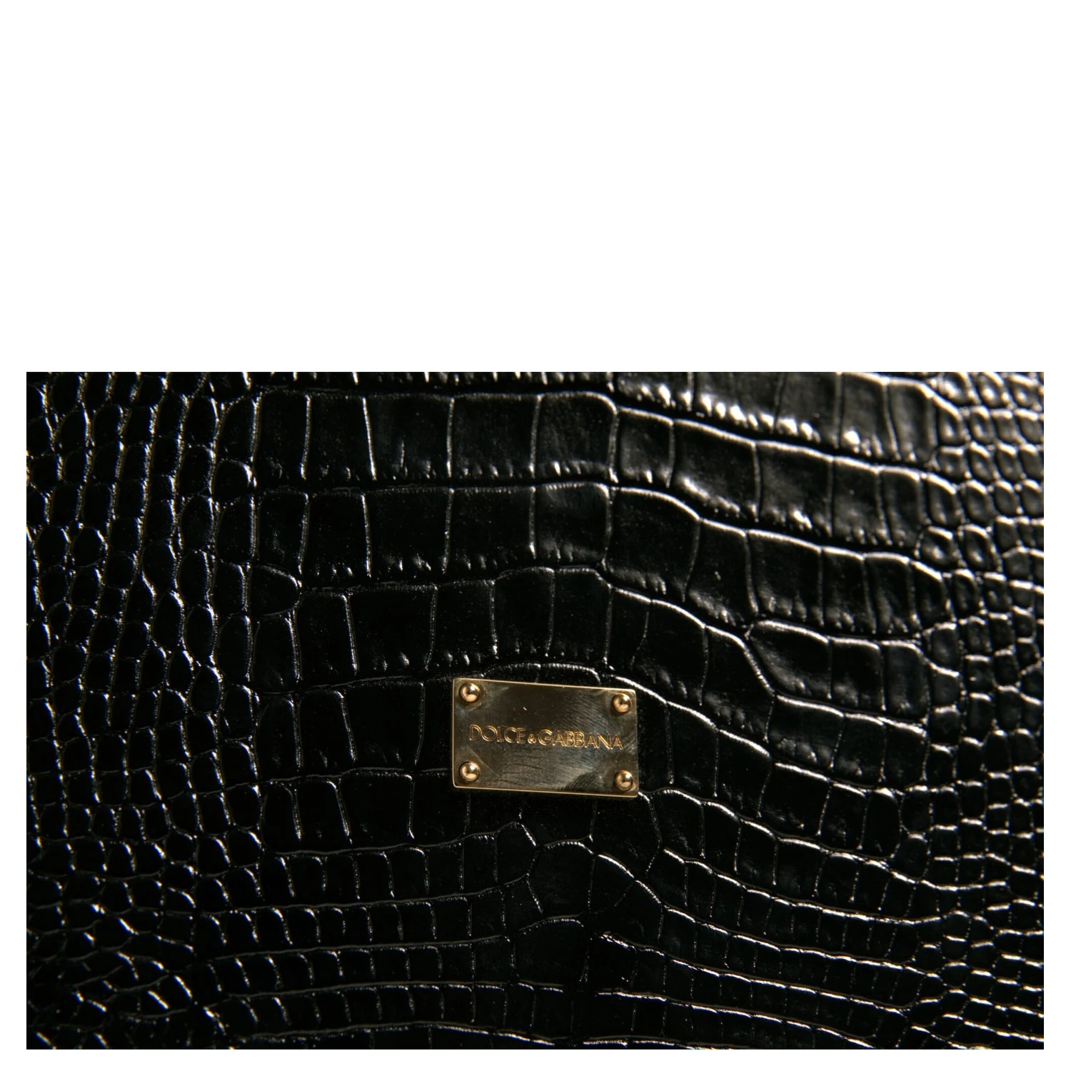 Elegant Black Leather Logo Plaque Holder Catalogue Case