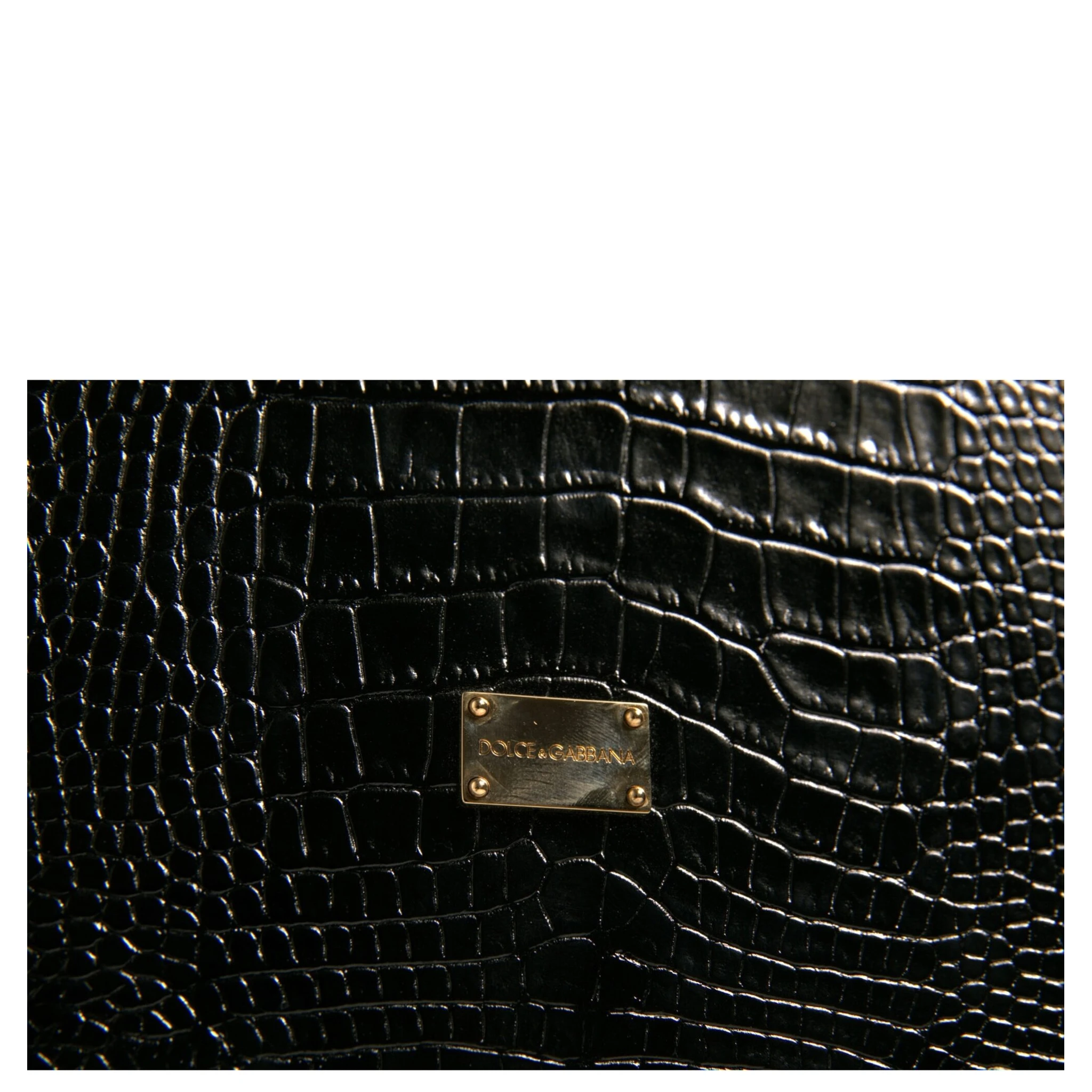 Elegant Black Leather Logo Plaque Holder Catalogue Case