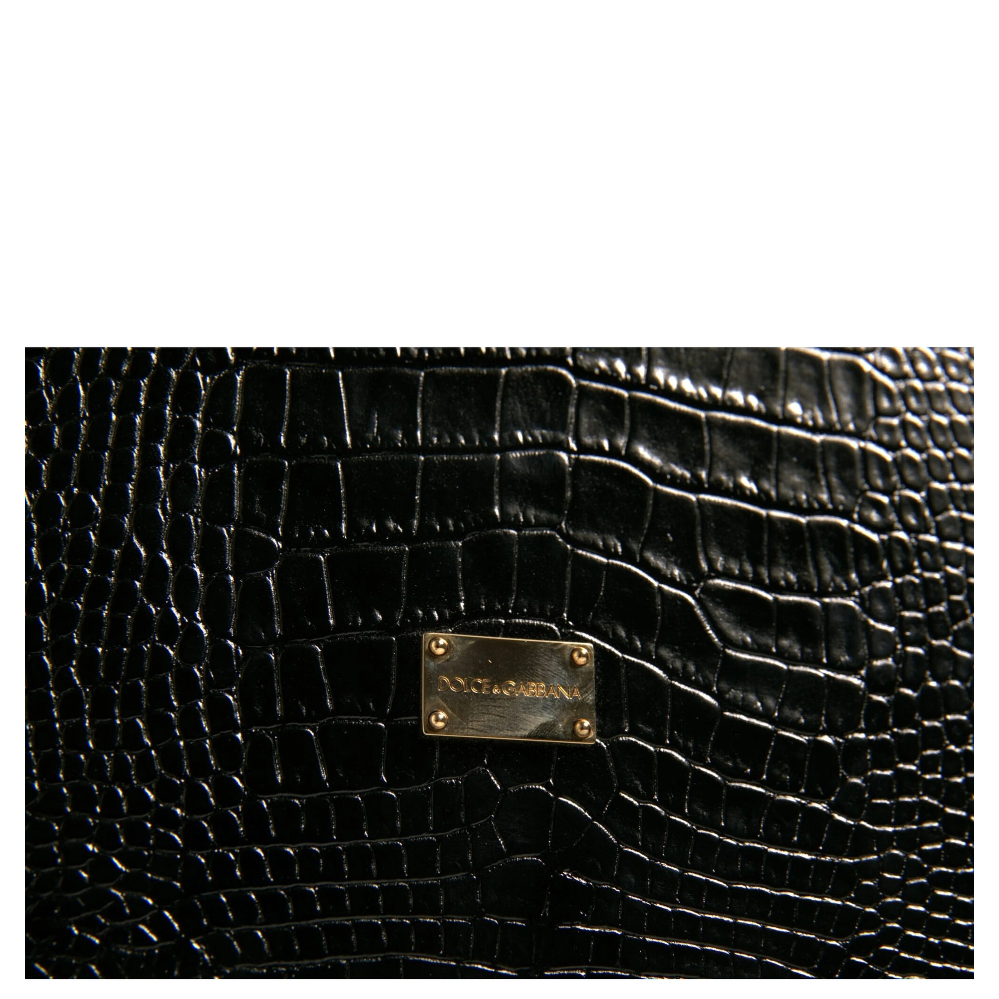 Elegant Black Leather Logo Plaque Holder Catalogue Case