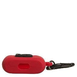 Red Silicone Rubber Logo Embossed Airpods Case