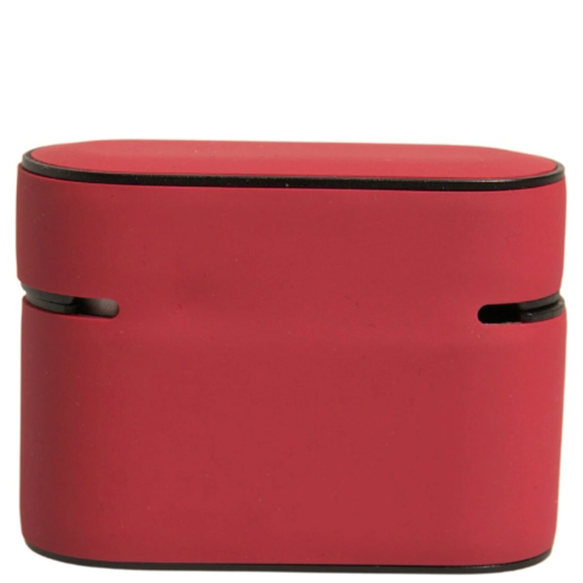 Red PVC Embossed Logo Plaque Holder Airpods Case