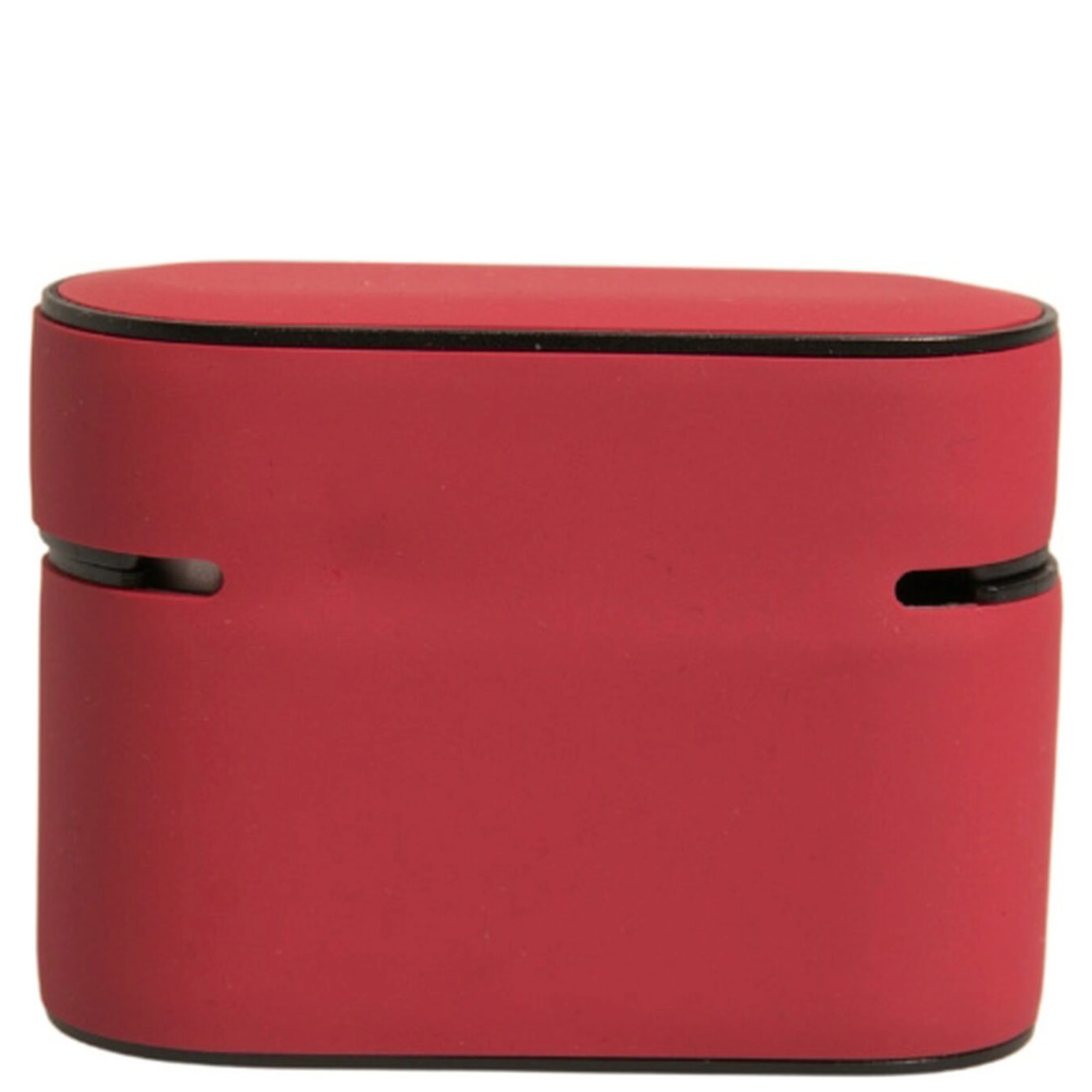 Red PVC Embossed Logo Plaque Holder Airpods Case