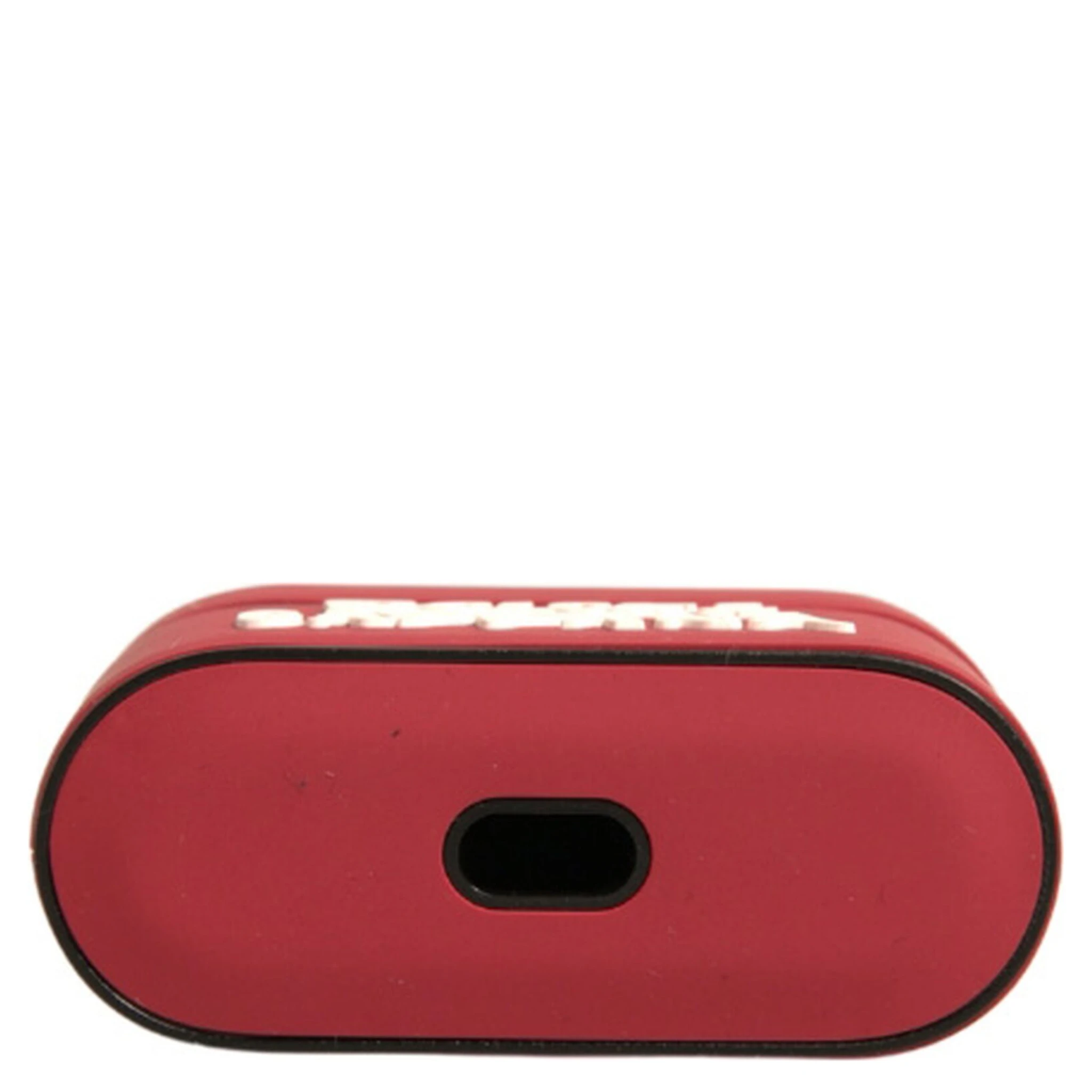 Red PVC Embossed Logo Plaque Holder Airpods Case