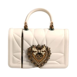 White Silicone Devotion Heart Cover Hand Bag Airpod Case