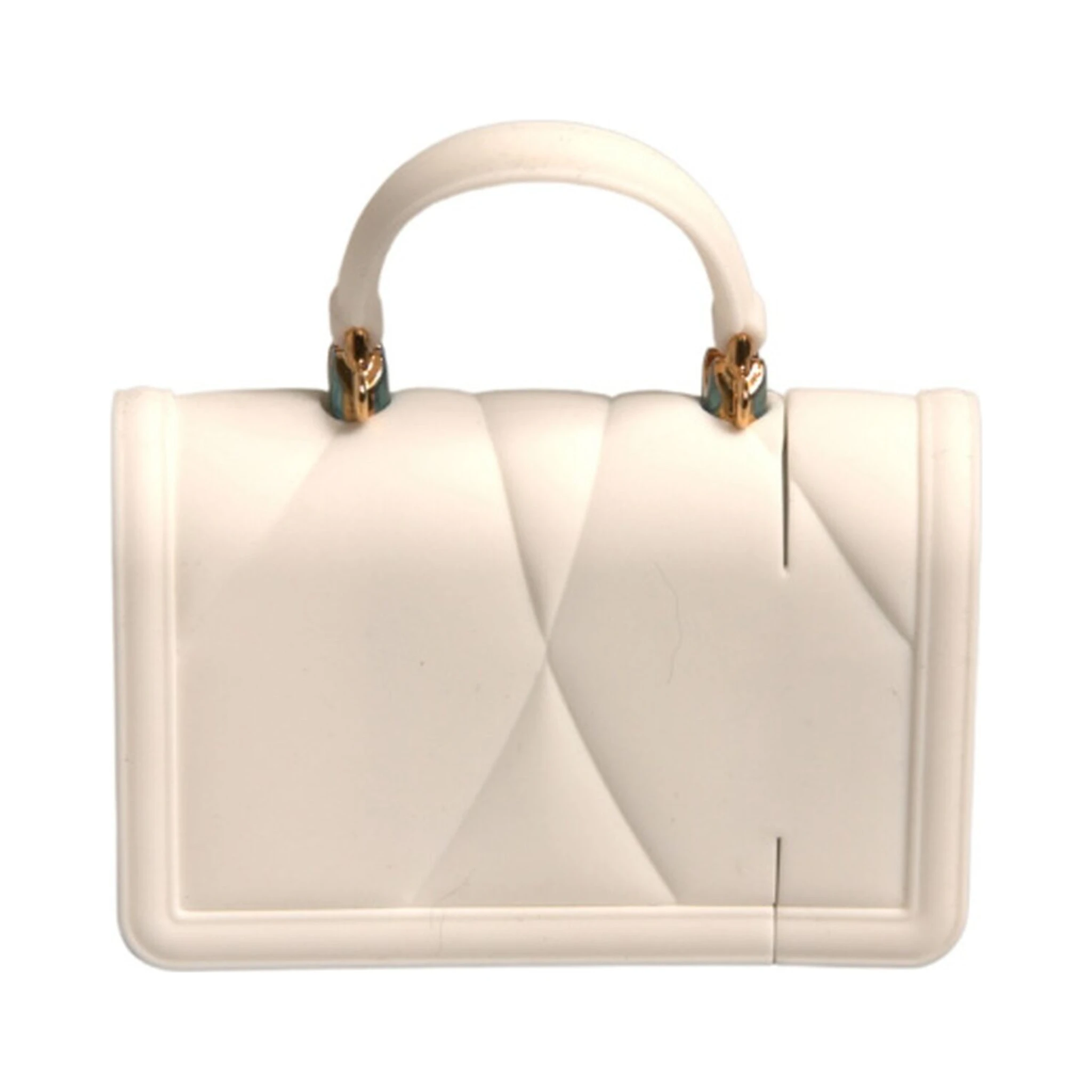 White Silicone Devotion Heart Cover Hand Bag Airpod Case