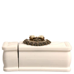 White Silicone Devotion Heart Cover Hand Bag Airpod Case