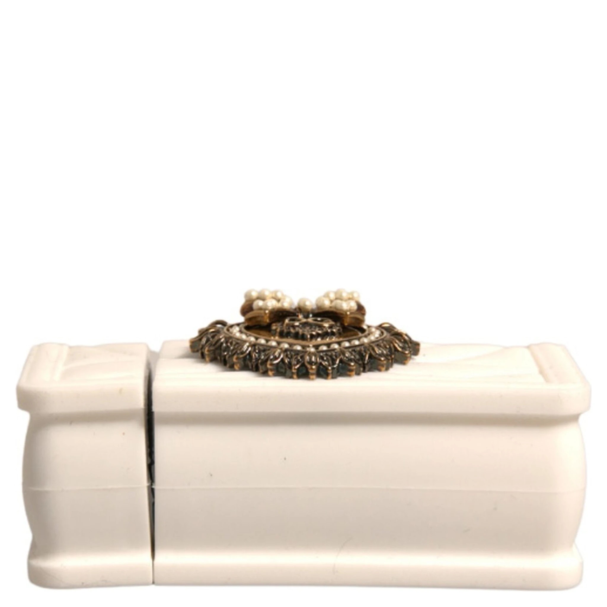 White Silicone Devotion Heart Cover Hand Bag Airpod Case