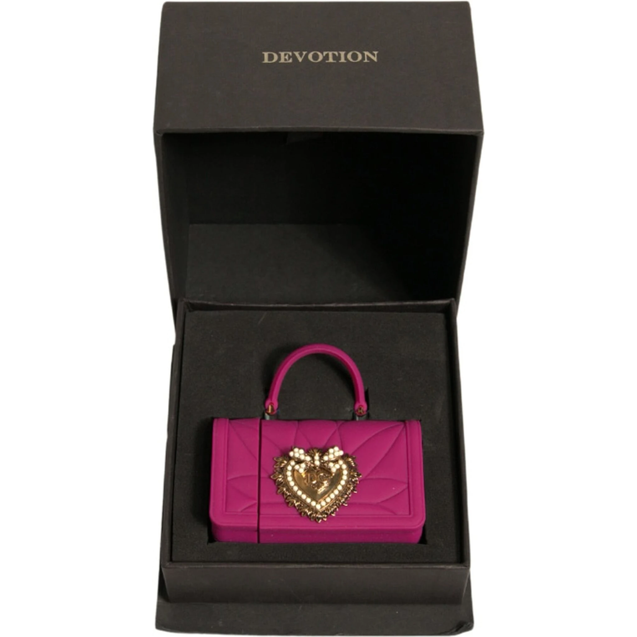 Pink Silicone Devotion Heart Cover Hand Bag Airpod Case