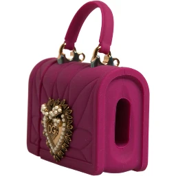 Pink Silicone Devotion Heart Cover Hand Bag Airpod Case