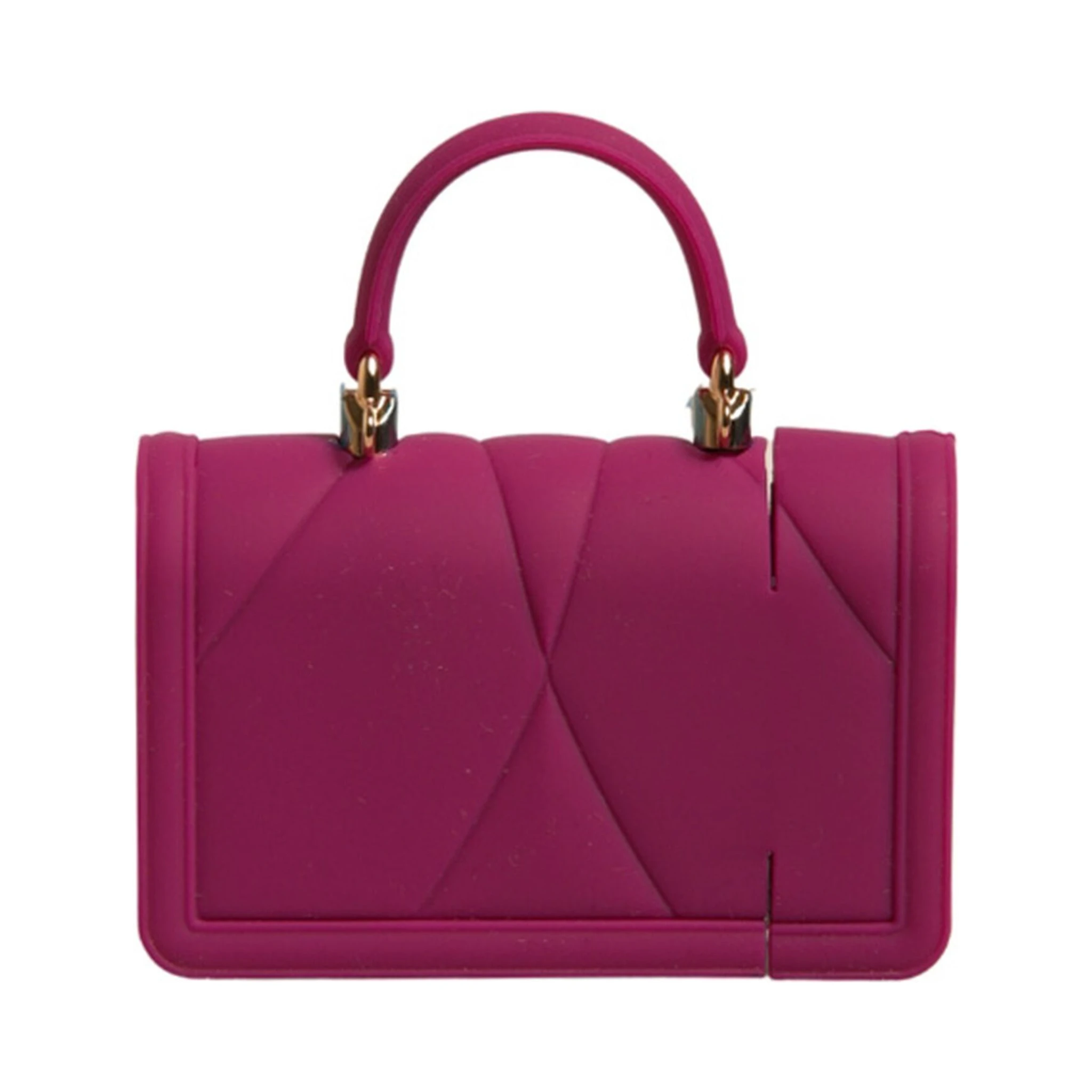 Pink Silicone Devotion Heart Cover Hand Bag Airpod Case