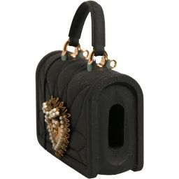 Black Silicone Devotion Heart Cover Hand Bag Airpod Case