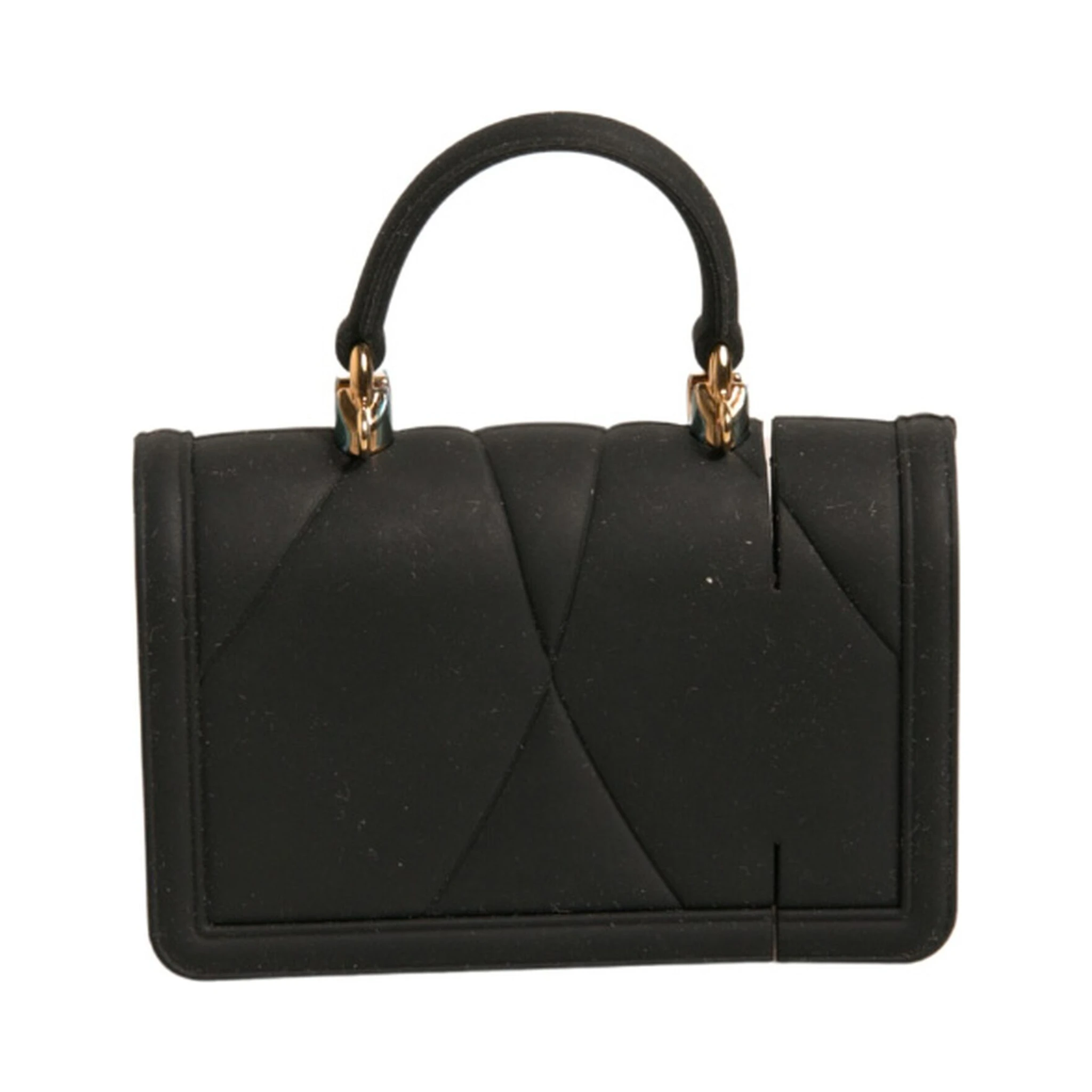 Black Silicone Devotion Heart Cover Hand Bag Airpod Case